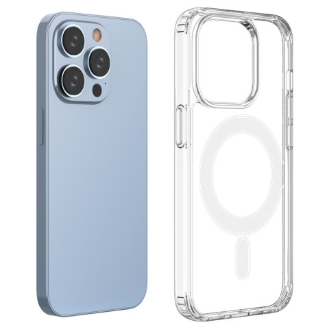 Żelowe elastyczne etui do iPhone 15 Pro Max magnetyczne z MagSafe przezroczyste Żelowe elastyczne etui do iPhone 15 Pro Max magnetyczne z MagSafe przezroczyste