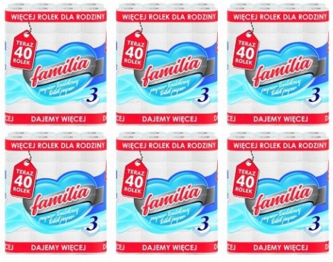 Papier toaletowy 40R FAMILIA 3W - 240 Rolek Papier toaletowy 40R FAMILIA 3W - 240 Rolek