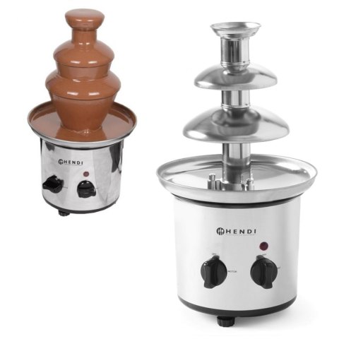 Czekoladowa fontanna do czekoladowego fondue stalowa 110W - Hendi 274101 Czekoladowa fontanna do czekoladowego fondue stalowa 110W - Hendi 274101