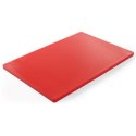 Deska do krojenia HACCP do mięsa 600x400mm czerwona - Hendi 825617
