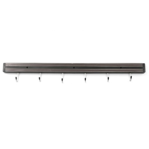Listwa magnetyczna na noże z haczykami dł. 600 mm - Hendi 820407 Listwa magnetyczna na noże z haczykami dł. 600 mm - Hendi 820407