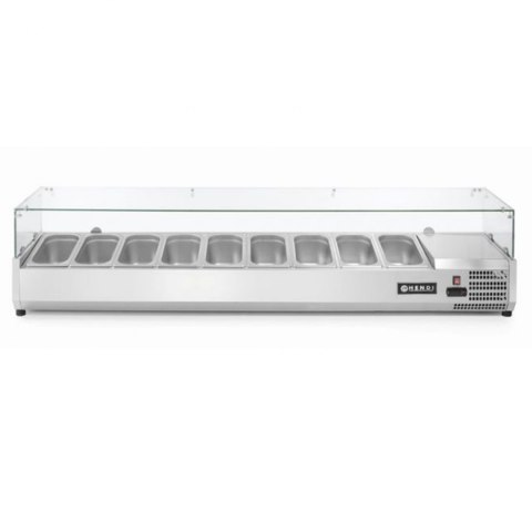 Nadstawa z witryną chłodniczą 9 x GN 1/3 szer. 200cm - Hendi 232996 Nadstawa z witryną chłodniczą 9 x GN 1/3 szer. 200cm - Hendi 232996