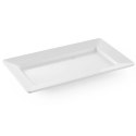 Półmisek z melaminy prostokątny 36x20.5cm wys. 3.8cm biały - Hendi 561508