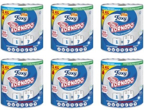 Ręcznik Papierowy FOXY TORNADO - 6 szt. Ręcznik Papierowy FOXY TORNADO - 6 szt.