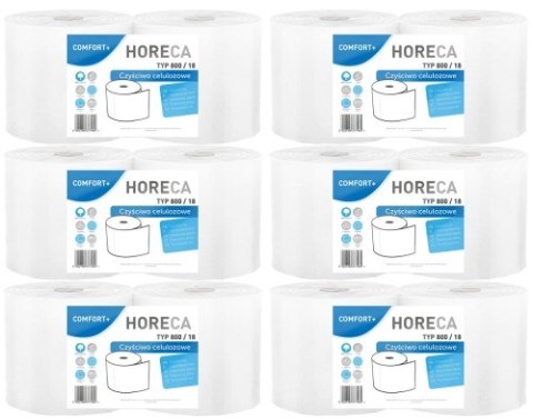 Czyściwo papierowe 2R HORECA COMFORT+ typ 800/18 2W - 12 Rolek Czyściwo papierowe 2R HORECA COMFORT+ typ 800/18 2W - 12 Rolek