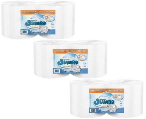 Czyściwo papierowe 2R SŁONIK JUMBO PROFESSIONAL BIAŁE 650 list 2W - 6 Rolek Czyściwo papierowe 2R SŁONIK JUMBO PROFESSIONAL BIAŁE 650 list 2W - 6 Rolek