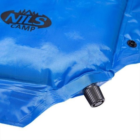 NC4001 NIEBIESKA 190x63x3.8 CM MATA SAMOPOMPUJĄCA Z PODUSZKĄ NILS CAMP NC4001 NIEBIESKA 190x63x3.8 CM MATA SAMOPOMPUJĄCA Z PODUSZKĄ NILS CAMP