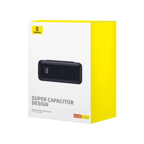 Jump starter do uruchamiania silnika 3000A 12V Powerbank USB-C / EC8 / DC - szary Jump starter do uruchamiania silnika 3000A 12V Powerbank USB-C / EC8 / DC - szary