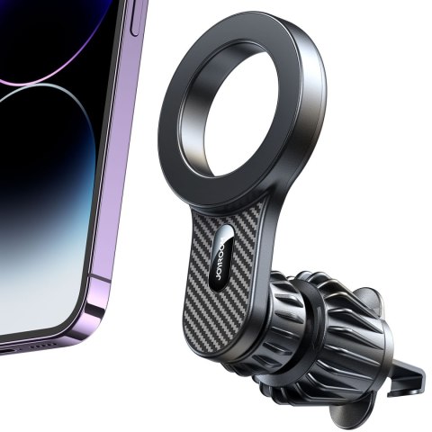 Magnetyczny uchwyt samochodowy do iPhone z MagSafe na kratkę wentylacyjną czarny Magnetyczny uchwyt samochodowy do iPhone z MagSafe na kratkę wentylacyjną czarny