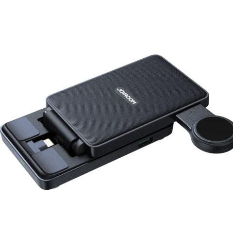 4w1 Stacja ładująca do iPhone AirPods Apple Watch USB-A składana czarna 4w1 Stacja ładująca do iPhone AirPods Apple Watch USB-A składana czarna