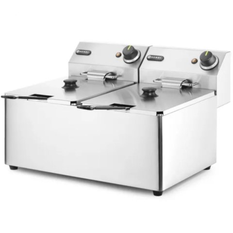 Frytownica gastronomiczna podwójna Kitchen Line 7kW 230V 2 x 8L - Hendi 205839 Frytownica gastronomiczna podwójna Kitchen Line 7kW 230V 2 x 8L - Hendi 205839