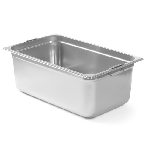 Pojemnik GN z chowanymi uchwytami stal nierdzewna GN1/1 530x325mm wys. 200mm - Hendi 803202 Pojemnik GN z chowanymi uchwytami stal nierdzewna GN1/1 530x325mm wys. 200mm - Hendi 803202