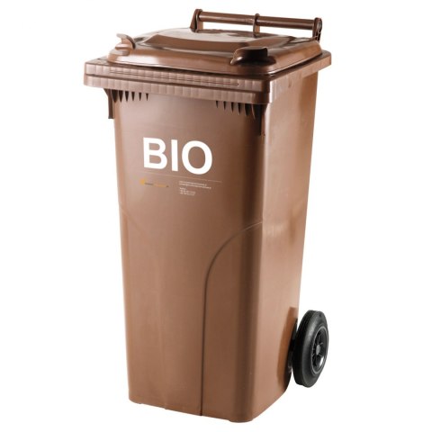 Pojemnik kubeł na BIO odpady i śmieci spożywcze ATESTY Europlast Austria - brązowy 120L Pojemnik kubeł na BIO odpady i śmieci spożywcze ATESTY Europlast Austria - brązowy 120L