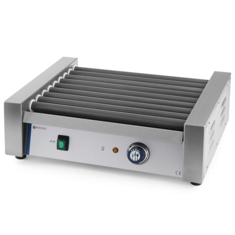 Roller grill podgrzewacz rolkowy do parówek 9 rolek 940W - Hendi 268605 Roller grill podgrzewacz rolkowy do parówek 9 rolek 940W - Hendi 268605