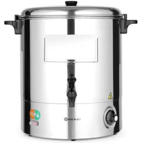 Warnik podgrzewacz do wody grzanego wina stalowy 2200W 30L - Hendi 209905