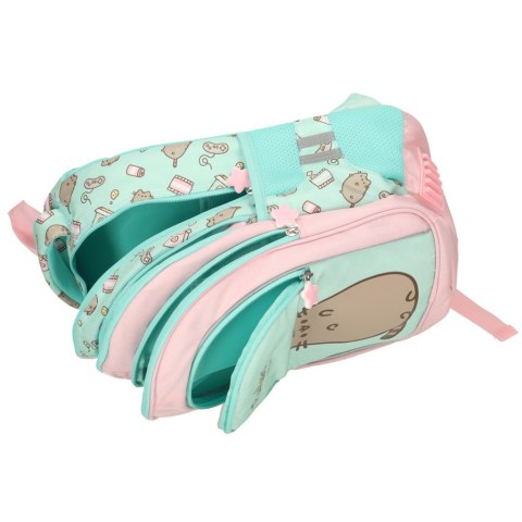 Plecak szkolny młodzieżowy 4-komorowy Pusheen Mint 16 cali Plecak szkolny młodzieżowy 4-komorowy Pusheen Mint 16 cali