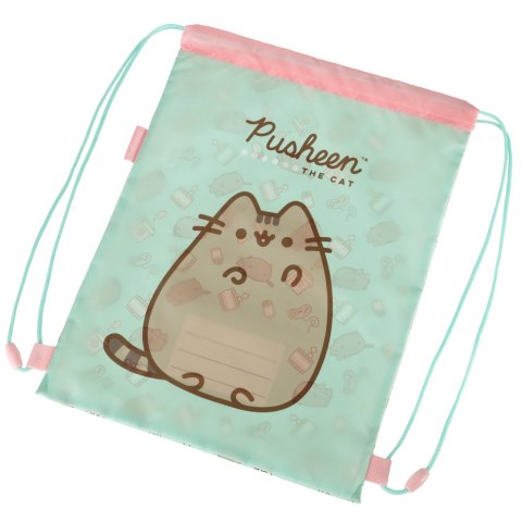 Worek na buty obuwie wf dla dzieci Pusheen Mint Worek na buty obuwie wf dla dzieci Pusheen Mint