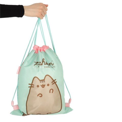 Worek na buty obuwie wf dla dzieci Pusheen Mint Worek na buty obuwie wf dla dzieci Pusheen Mint