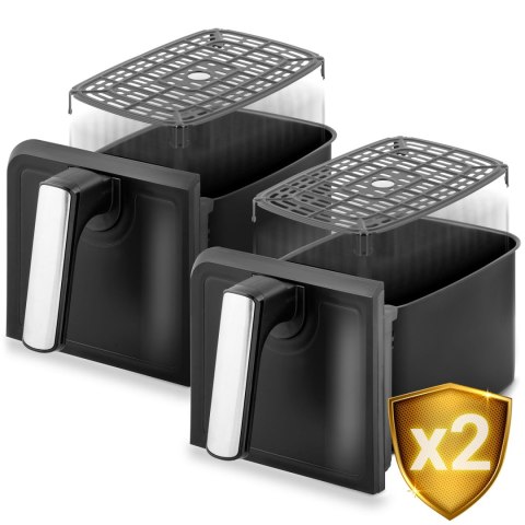 Frytkownica beztłuszczowa BD-653 czarno-srebrna Frytkownica beztłuszczowa BD-653 czarno-srebrna