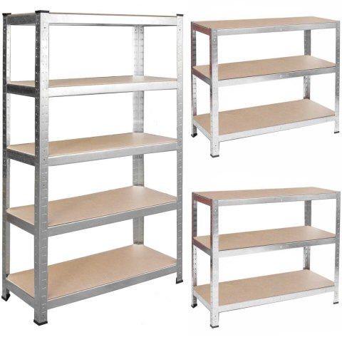 Regał metalowy magazynowy 150 x 75 x 30 cm Humberg 4840 Regał metalowy magazynowy 150 x 75 x 30 cm Humberg 4840