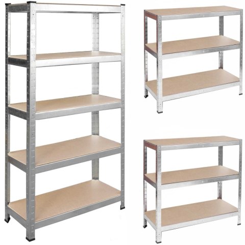 Regał metalowy magazynowy 180 x 90 x 40 cm Humberg HR-812 Regał metalowy magazynowy 180 x 90 x 40 cm Humberg HR-812