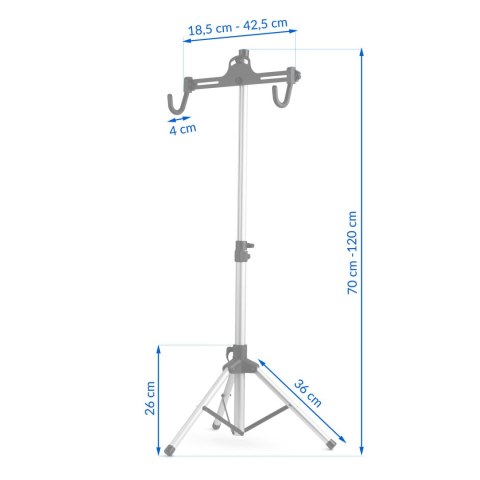 Stojak rowerowy serwisowy MB2 aluminium srebrny Stojak rowerowy serwisowy MB2 aluminium srebrny