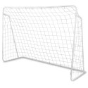 Bramka do piłki nożnej 245 x 155 x 80 cm + mata celownicza