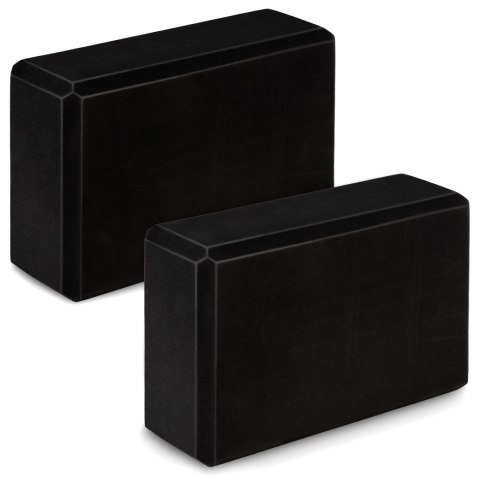 Kostka piankowa do jogi - zestaw 2 sztuki NS-962 czarna Kostka piankowa do jogi - zestaw 2 sztuki NS-962 czarna