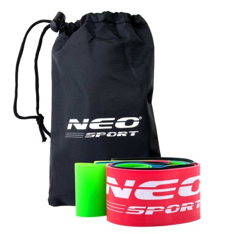 Zestaw taśma oporowych do ćwiczeń NS-959 Neo-Sport 5 szt. Zestaw taśma oporowych do ćwiczeń NS-959 Neo-Sport 5 szt.