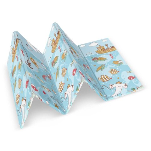 Mata piankowa składana 200 x 180 x 1 cm Nukido NK-340 ocean-ziemia Mata piankowa składana 200 x 180 x 1 cm Nukido NK-340 ocean-ziemia