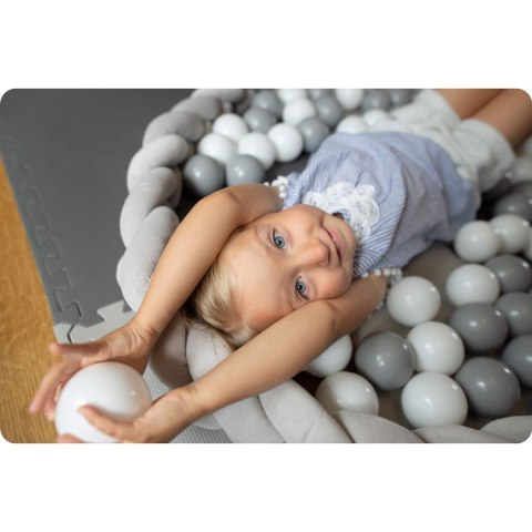 Otulacz do łóżeczka Ricokids 3m - miętowo-szary Otulacz do łóżeczka Ricokids 3m - miętowo-szary