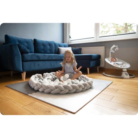 Otulacz do łóżeczka Ricokids 3m - miętowo-szary Otulacz do łóżeczka Ricokids 3m - miętowo-szary