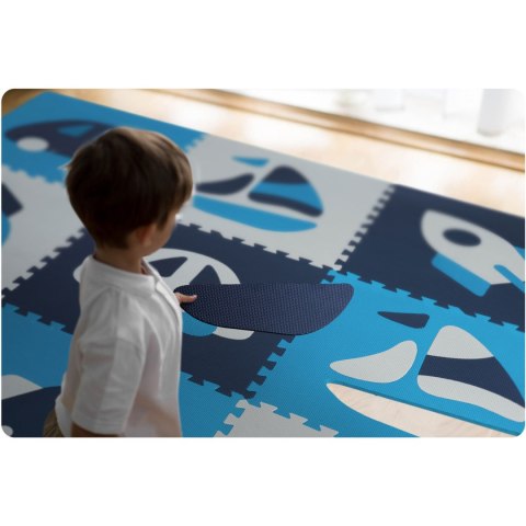 Mata piankowa puzzle 180x180cm 9 szt. niebieska Mata piankowa puzzle 180x180cm 9 szt. niebieska