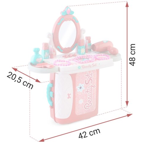 Toaletka walizka dla dziewczynki z lustrem Ricokids 773300 Toaletka walizka dla dziewczynki z lustrem Ricokids 773300