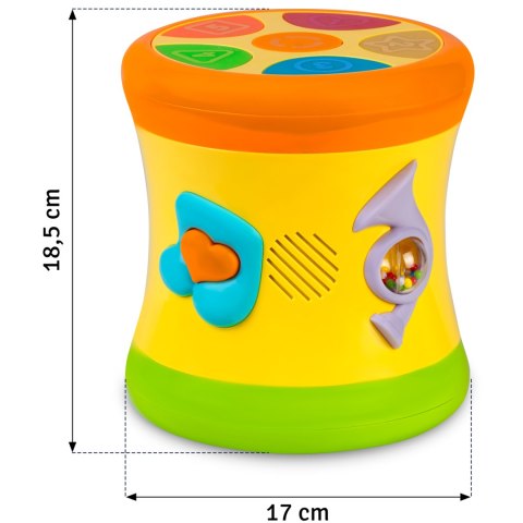 Zabawka edukacyjna bębenek RK-742 Ricokids Zabawka edukacyjna bębenek RK-742 Ricokids