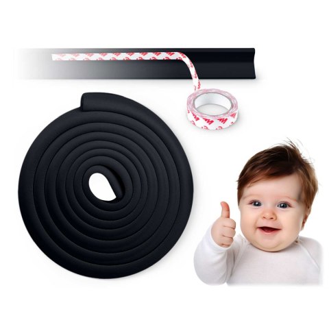 Zabezpieczająca taśma piankowa Ricokids 798711 czarna 6 m Zabezpieczająca taśma piankowa Ricokids 798711 czarna 6 m