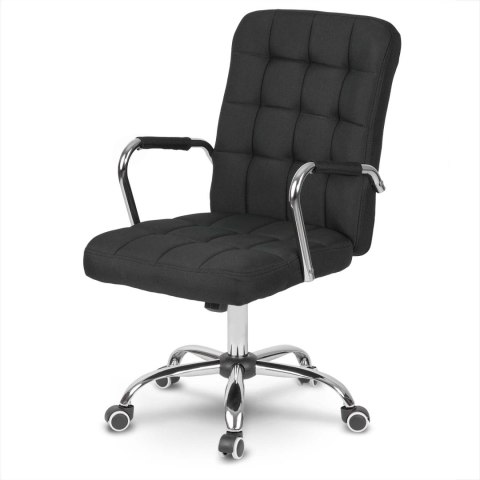 Fotel biurowy materiałowy Benton czarny Fotel biurowy materiałowy Benton czarny