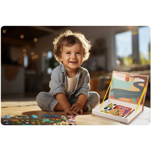 Książka magnetyczna puzzle Pojazdy RK-770 Książka magnetyczna puzzle Pojazdy RK-770