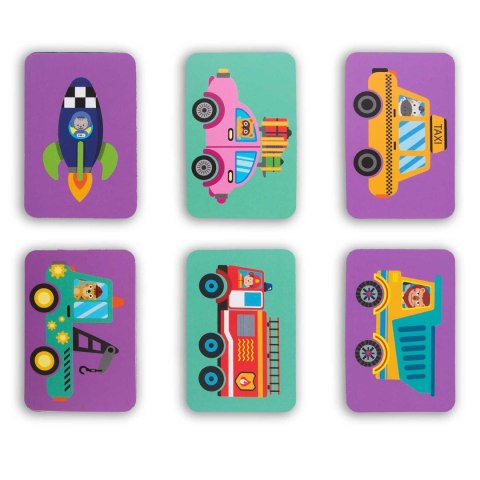 Książka magnetyczna puzzle Pojazdy RK-770 Książka magnetyczna puzzle Pojazdy RK-770