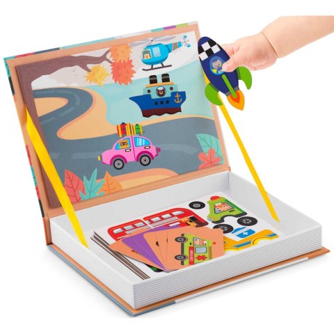Książka magnetyczna puzzle Pojazdy RK-770 Książka magnetyczna puzzle Pojazdy RK-770