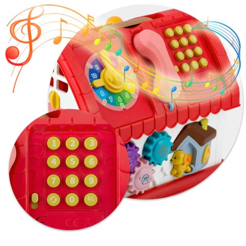 Zabawka edukacyjna domek z telefonem RK-754 Ricokids Zabawka edukacyjna domek z telefonem RK-754 Ricokids