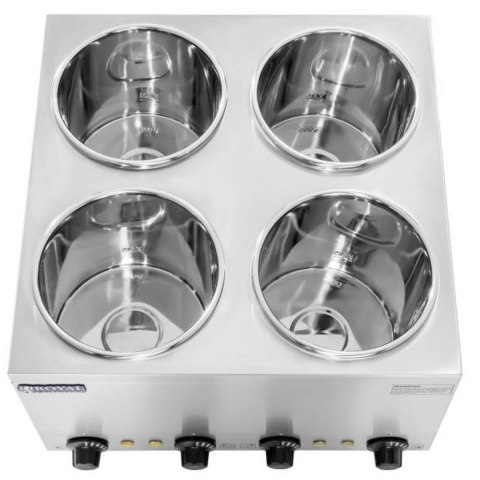 Bemar elektryczny podgrzewacz do zupy 600W 230V 4 x 3.8L Bemar elektryczny podgrzewacz do zupy 600W 230V 4 x 3.8L