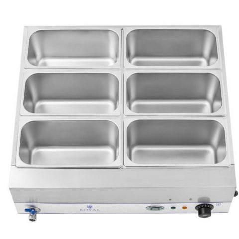 Bemar podgrzewacz wodny na podstawie stalowej 6 x GN 1/3 2000W 230V Bemar podgrzewacz wodny na podstawie stalowej 6 x GN 1/3 2000W 230V