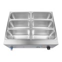 Bemar podgrzewacz wodny z kranem 6 x GN 1/3 2000W 230V Royal Catering