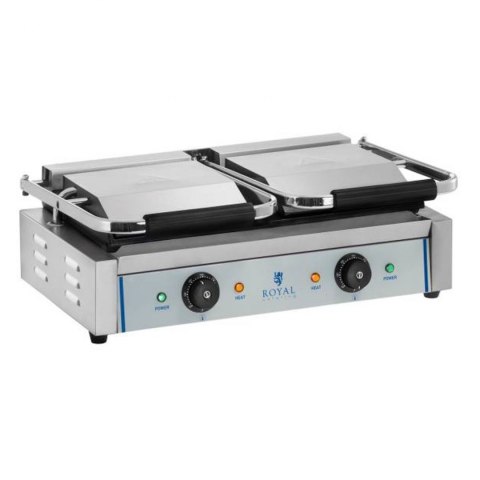Kontakt grill kontaktowy dwustronny podwójny gładki 3600W 230V Royal Catering Kontakt grill kontaktowy dwustronny podwójny gładki 3600W 230V Royal Catering