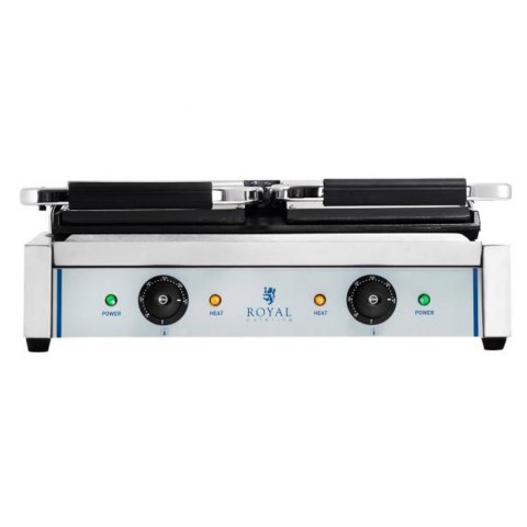 Kontakt grill kontaktowy dwustronny podwójny gładki 3600W 230V Royal Catering Kontakt grill kontaktowy dwustronny podwójny gładki 3600W 230V Royal Catering
