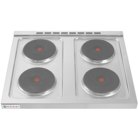 Kuchnia elektryczna wolnostojąca na podstawie stalowej 4 x 2.6kW szer. 80cm Kuchnia elektryczna wolnostojąca na podstawie stalowej 4 x 2.6kW szer. 80cm
