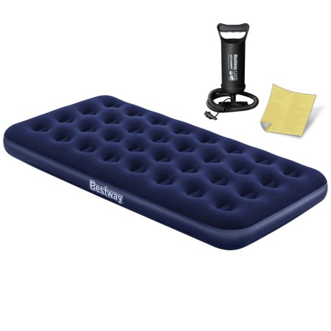 Materac dmuchany z pompką 188 x 99 x 22 cm Bestway 67001 Materac dmuchany z pompką 188 x 99 x 22 cm Bestway 67001