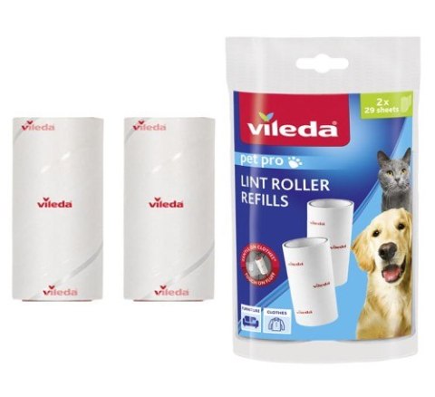 Vileda Pet Pro Wkłady do usuwania sierści, włosów i drobinek brudu Vileda Pet Pro Wkłady do usuwania sierści, włosów i drobinek brudu