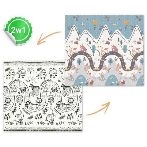 Mata piankowa składana 200 x 180 x 1 cm Nukido NK-340 Mata piankowa składana 200 x 180 x 1 cm Nukido NK-340